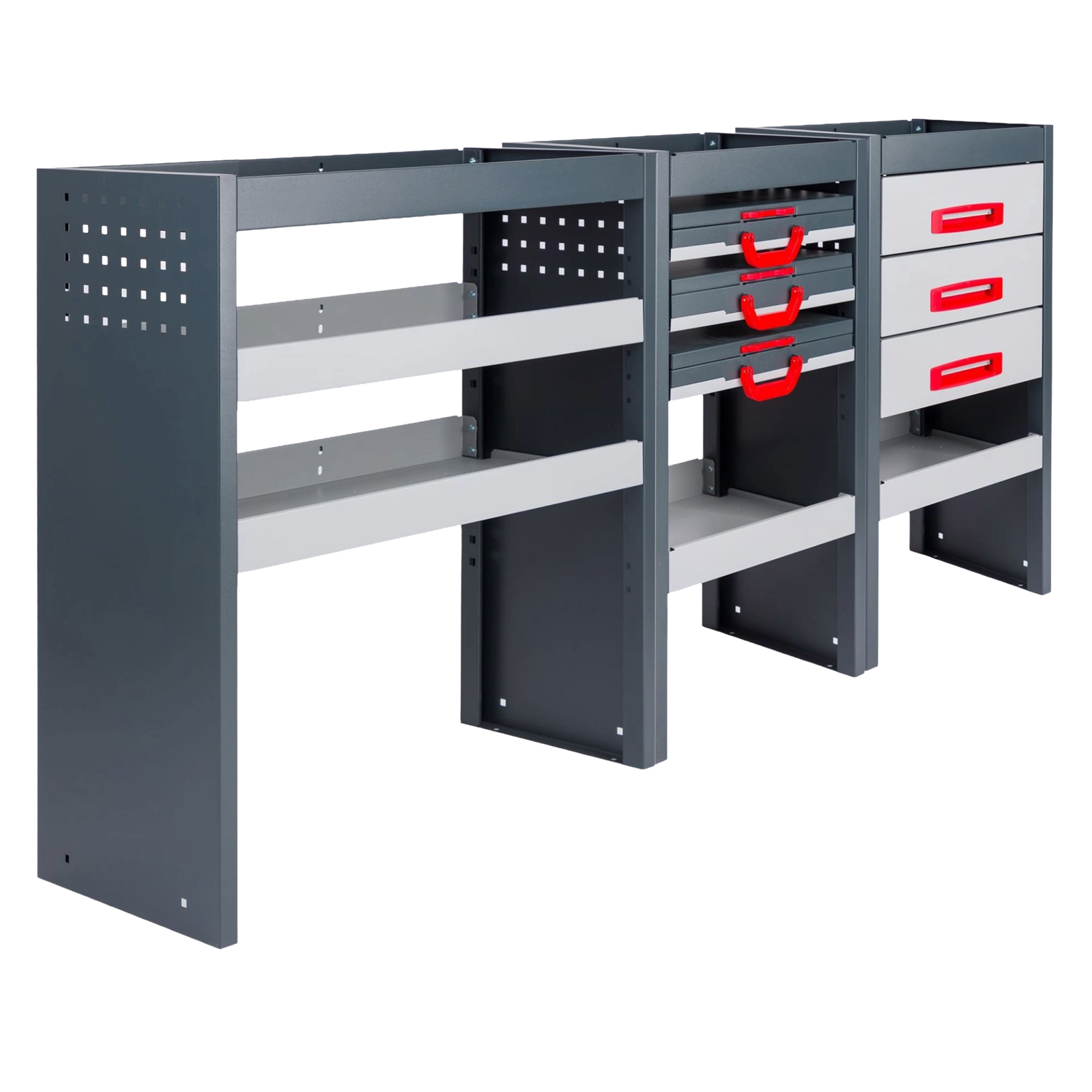 Metal shelves system